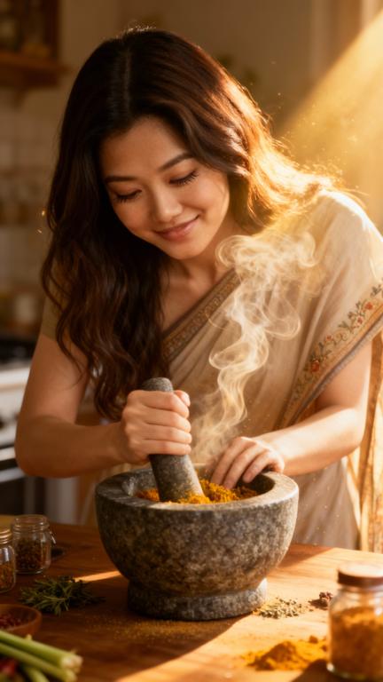 AI Image with Sari Anwar by Amara