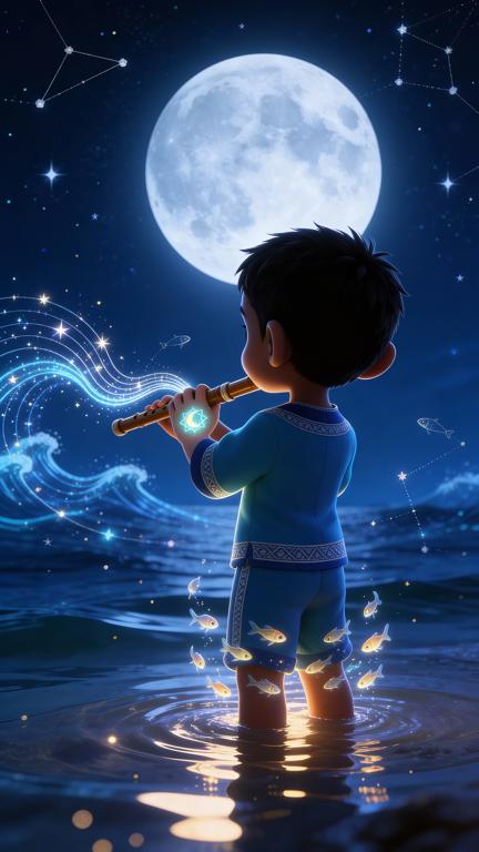 AI Image with tunisian boy by kazed
