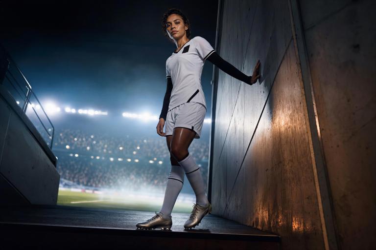 AI Image with Athlete by Kris