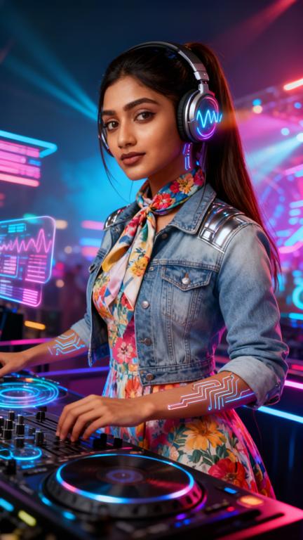 Image IA avec Meera par Naam nahi