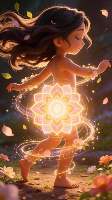 AI Image with Mandala girl by kazed