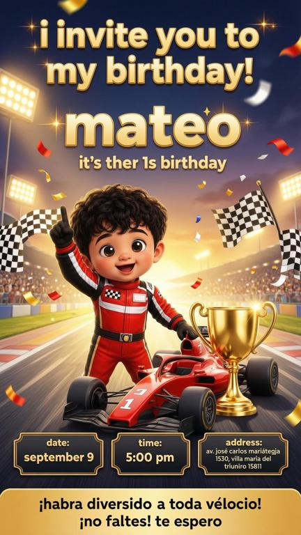 AI Image with Cumpleaños de mateo by Alison