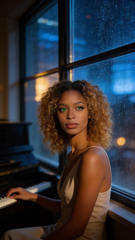 AI Image with Amara Solé by Alfierys