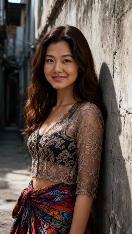 AI Image with Sari Anwar by Amara