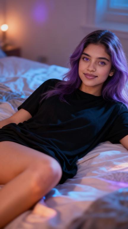 AI Image with Veronica Violet by Cronos